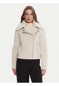 Guess Ramoneska W5BL35 W2820 Écru Regular Fit. Materiał: syntetyk #1