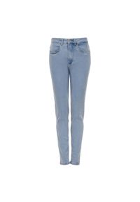 Ochnik - Jasne spodnie jeansowe damskie. Kolor: niebieski. Materiał: bawełna. Sezon: lato, zima. Styl: klasyczny #3