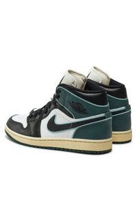 Nike Sneakersy Wmns Air Jordan 1 FQ7818 Czarny. Kolor: czarny. Materiał: skóra. Model: Nike Air Jordan