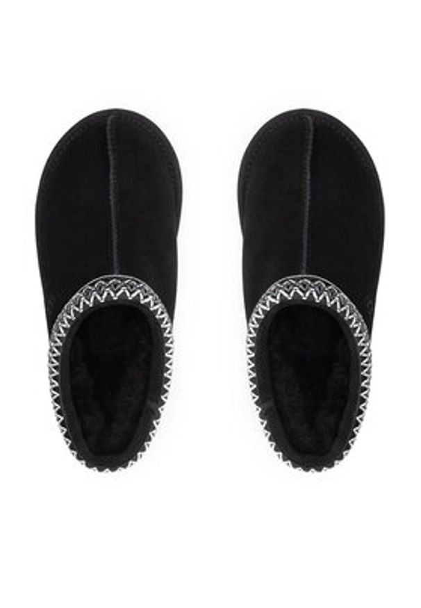 Ugg Śniegowce W Tasman 5955 Czarny. Kolor: czarny. Materiał: skóra, zamsz