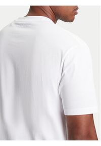 Karl Lagerfeld - KARL LAGERFELD T-Shirt 755143 553225 Biały Regular Fit. Typ kołnierza: dekolt w karo. Kolor: biały. Materiał: bawełna #4