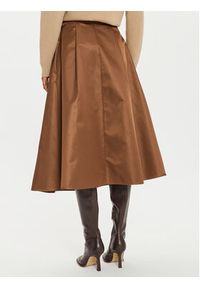 Weekend Max Mara Spódnica trapezowa Tema 2425106082 Brązowy Regular Fit. Kolor: brązowy. Materiał: syntetyk #4