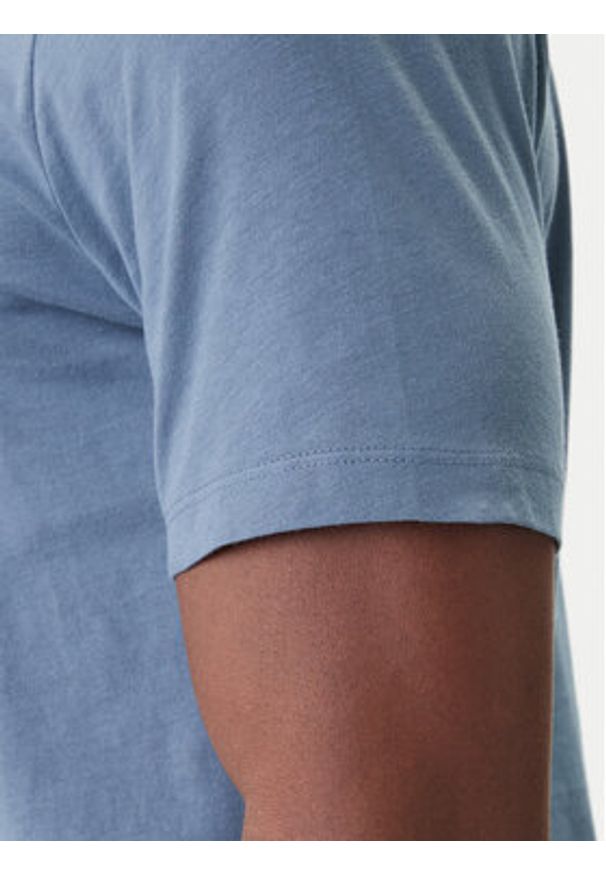 Hugo - HUGO T-Shirt Dulivio 50467556 Niebieski Regular Fit. Kolor: niebieski. Materiał: bawełna
