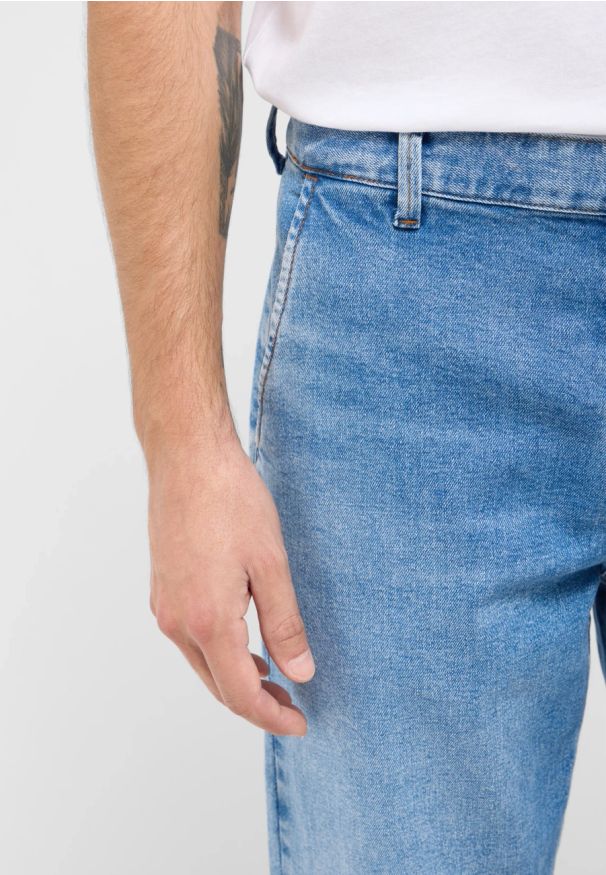 Męskie Spodnie Jeansowe Mustang Style Toledo Loose Denim Blue 1016345 5000 313