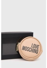 Love Moschino portfel kolor beżowy. Kolor: beżowy