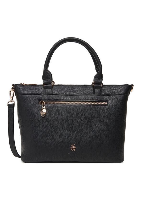 Torebka Beverly Hills Polo Club. Kolor: czarny