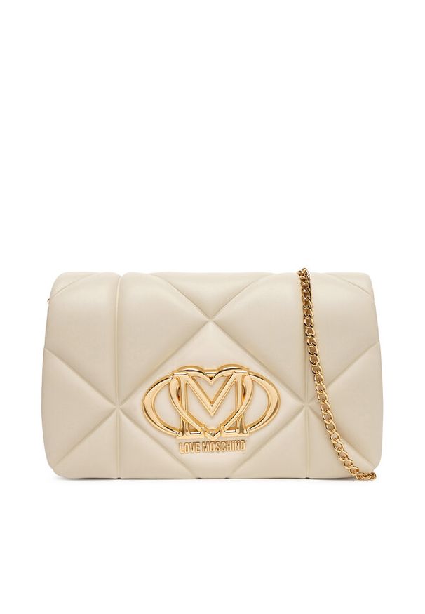Love Moschino - Torebka LOVE MOSCHINO. Kolor: beżowy