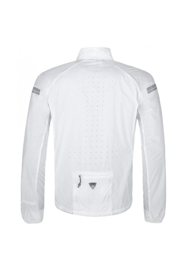 Kurtka wodoodporna Kilpi Tirano. Kolor: biały. Materiał: nylon. Sport: bieganie