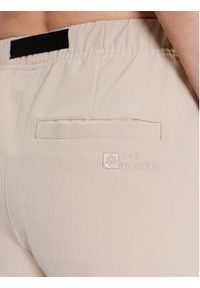 Jack Wolfskin Spodnie materiałowe 1507072 Beżowy Regular Fit. Kolor: beżowy. Materiał: syntetyk, materiał