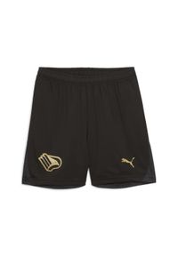 Puma - Młodzieżowe szorty wyjazdowe Palermo F.C. 24/25 PUMA Black Gold. Kolor: żółty, wielokolorowy, czarny