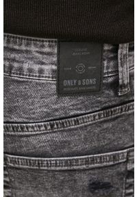 Only & Sons jeansy Loom męskie. Kolor: szary #2