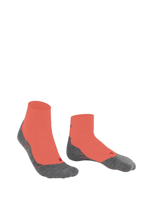 Krótkie skarpety damskie Falke TK5 Wander. Kolor: pomarańczowy. Materiał: wełna. Sport: outdoor