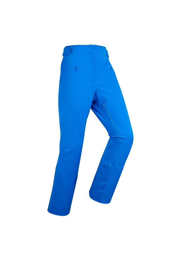 WEDZE - Spodnie narciarskie damskie Wedze 980. Kolor: niebieski. Materiał: materiał. Długość: krótkie. Sport: narciarstwo