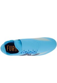 Korki męskie New Balance FURON V7+ DISPATCH FG SF3FS75 – niebieskie. Kolor: niebieski. Materiał: materiał, syntetyk. Szerokość cholewki: normalna. Sport: piłka nożna #3