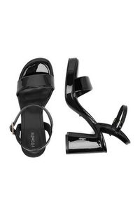 DeeZee Sandały CEO-SS22-049 Czarny. Kolor: czarny. Materiał: materiał #9