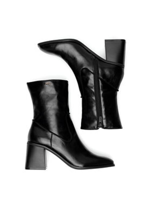 MEXX Botki MI001714643W Czarny. Kolor: czarny. Materiał: materiał
