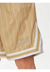 Karl Kani Szorty sportowe 6013773 Beżowy Oversize. Kolor: beżowy. Materiał: syntetyk. Styl: sportowy