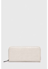 United Colors of Benetton portfel damski kolor beżowy. Kolor: beżowy #1