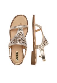 MEXX Sandały EO-RST-KM215-10 Złoty. Kolor: złoty. Materiał: skóra #5