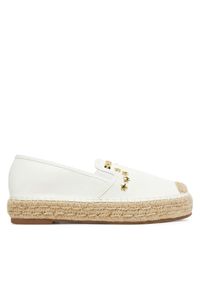 DeeZee Espadryle MSD53 Biały. Kolor: biały. Materiał: materiał