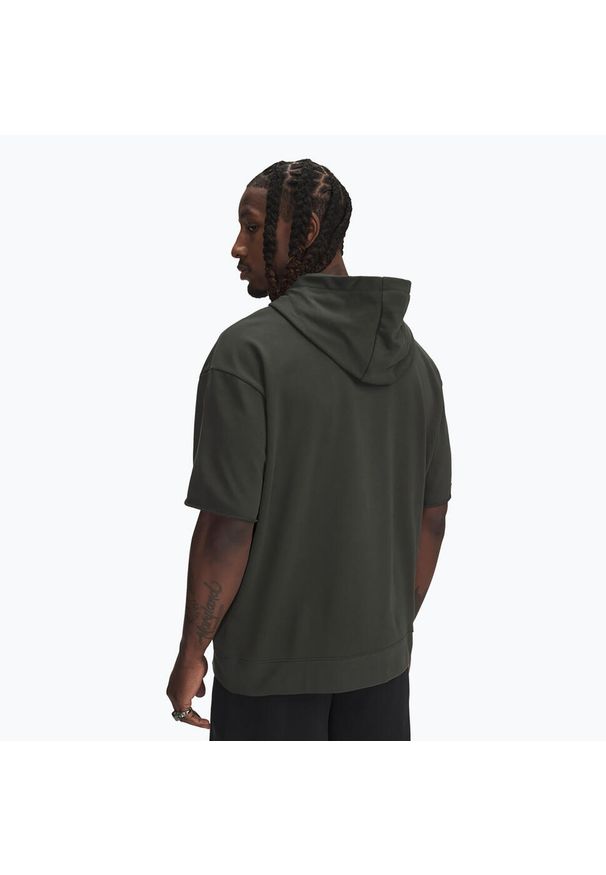 Bluza męska Under Armour Project Rock SS Terry Hoody. Kolor: zielony