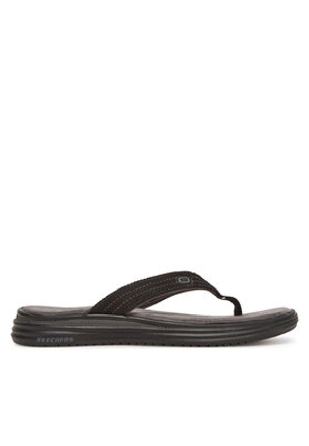 skechers - Skechers Japonki Proven Sd-Baylis 204577/BLK Czarny. Kolor: czarny. Materiał: materiał