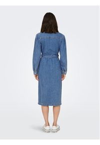 only - ONLY Sukienka jeansowa 15284906 Niebieski Regular Fit. Kolor: niebieski. Materiał: bawełna #6