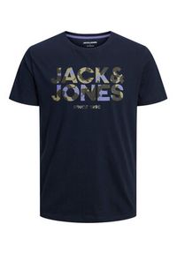 Jack & Jones - Jack&Jones T-Shirt 12235189 Granatowy Regular Fit. Kolor: niebieski. Materiał: bawełna #5