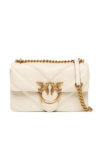 Pinko - PINKO Torebka Love One Mini Light Dc. Al 25-26 PLTT 104550 A2OS Écru. Materiał: skórzane #1