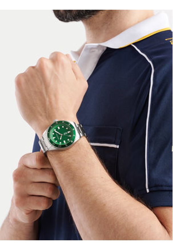 Nautica Zegarek Finn World NAPFWF408 Srebrny. Kolor: srebrny