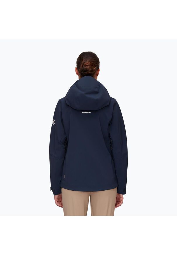 Kurtka przeciwdeszczowa damska Mammut Alto Guide HS Hooded. Kolor: niebieski