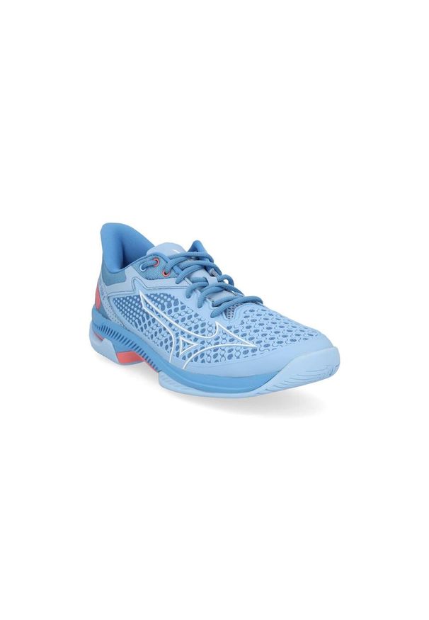 Buty do tenisa damskie Mizuno Wave Exceed Tour 5 AC. Kolor: biały, wielokolorowy, niebieski. Model: Mizuno Wave. Sport: tenis