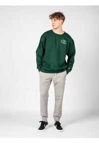 Champion Bluza "C-Neck" | HBGF88H586N8A | Mężczyzna | Zielony. Okazja: na co dzień. Kolor: zielony. Materiał: bawełna, poliester. Styl: casual