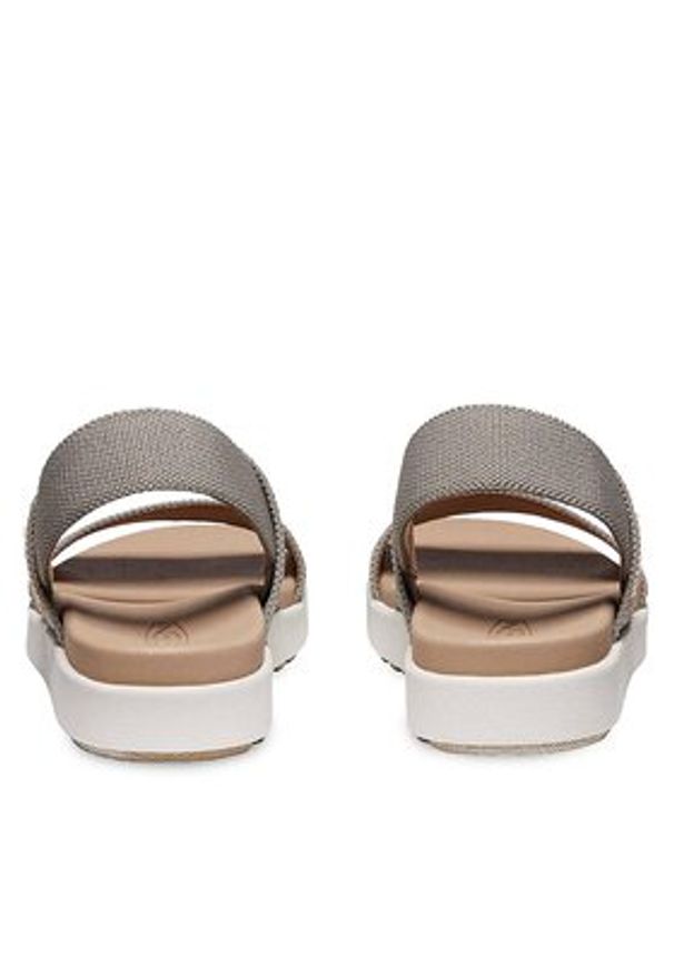 keen - Keen Sandały Elle Backstrap 1027160 Beżowy. Kolor: beżowy. Materiał: materiał