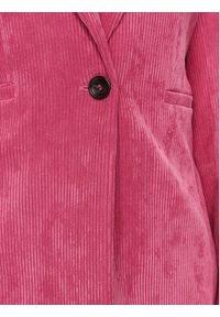 Patrizia Pepe Marynarka 2S1464/A184-M471 Różowy Regular Fit. Kolor: różowy. Materiał: syntetyk