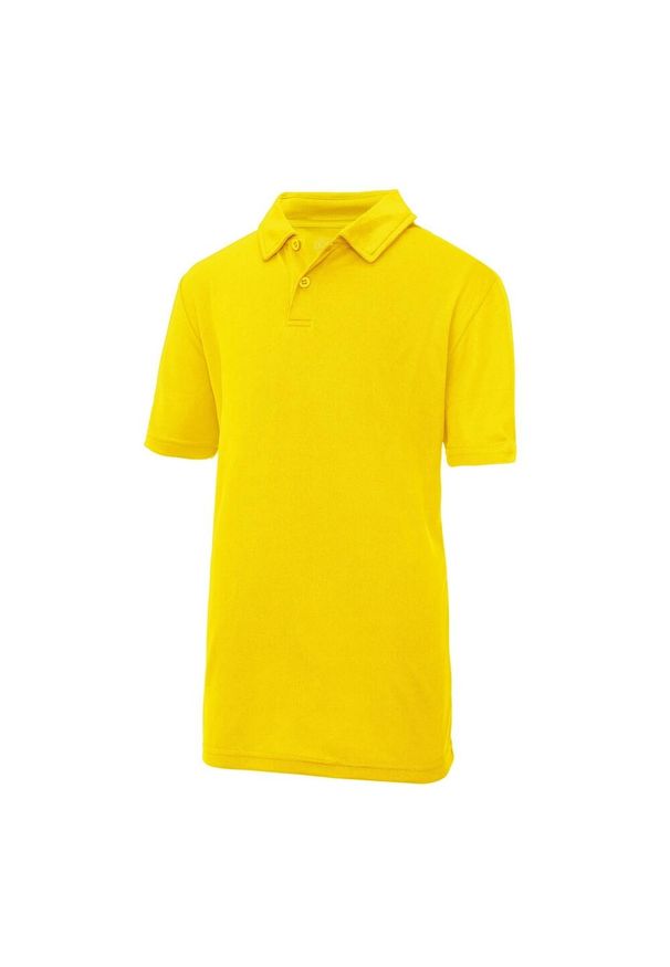 JUST COOL - Koszulka Polo Dla Dzieci. Typ kołnierza: polo. Kolor: żółty, pomarańczowy, wielokolorowy