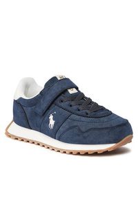 Polo Ralph Lauren Sneakersy RF104267 Granatowy. Kolor: niebieski. Materiał: skóra