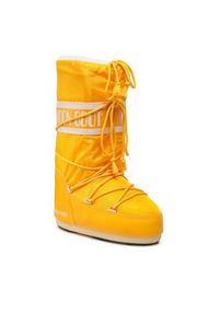 Moon Boot Śniegowce Icon Nylon 14004400 S Żółty. Kolor: żółty. Materiał: materiał #2