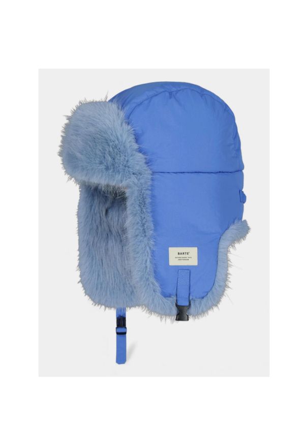 Czapka Damska Barts Hawka Bomber. Kolor: niebieski. Materiał: futro. Styl: elegancki