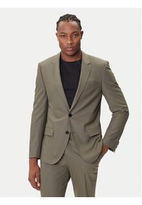 Hugo - HUGO Garnitur Henry/Getlin232X 50530116 Zielony Slim Fit. Kolor: zielony. Materiał: syntetyk #5
