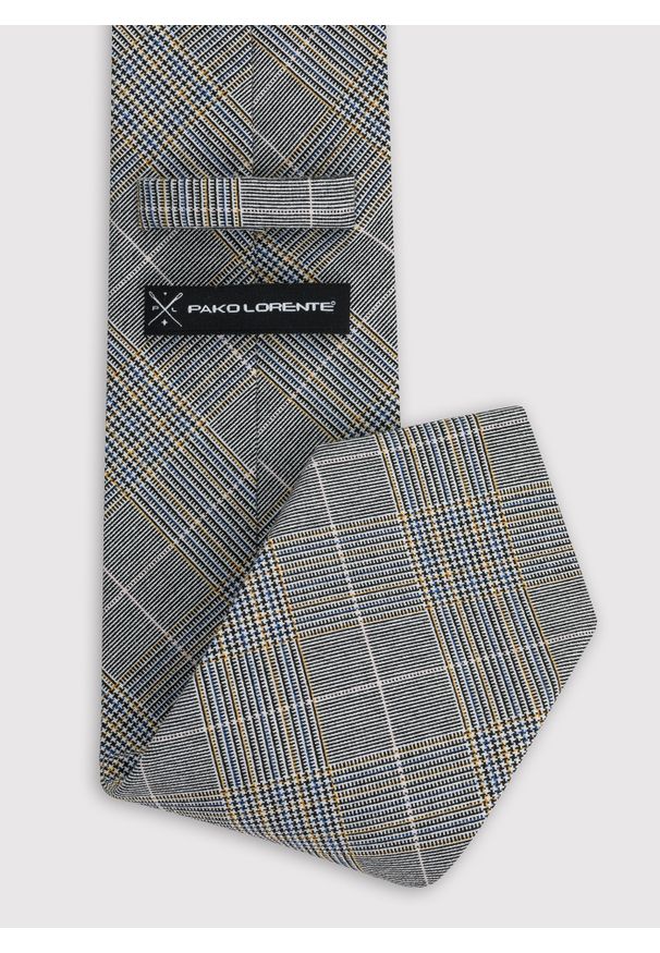 Pako Lorente - PAKO LORENTE – Szary krawat. Kolor: szary. Materiał: poliester, elastan, wiskoza