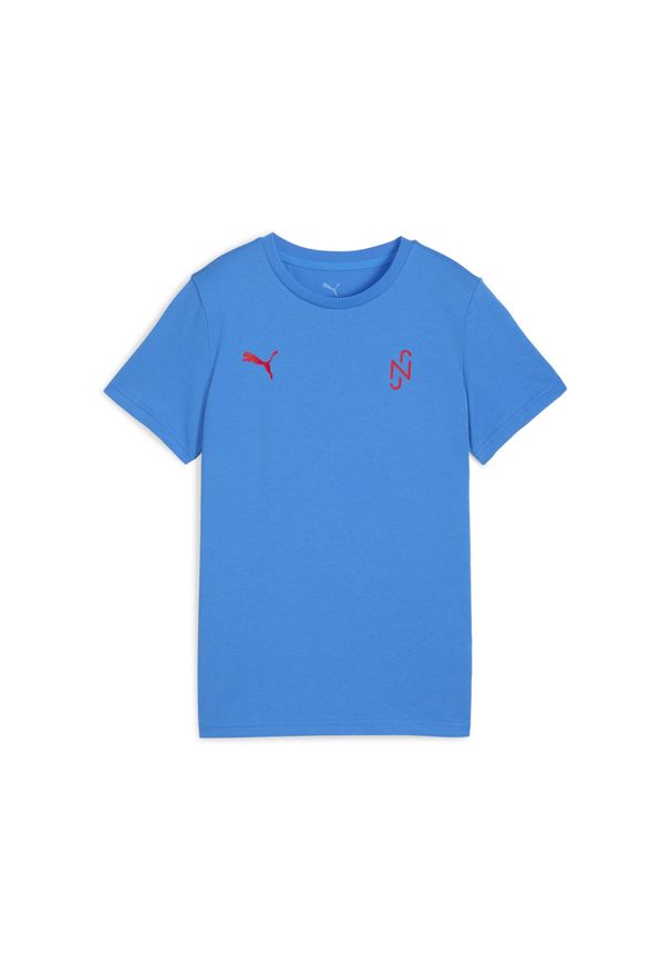 Puma - Młodzieżowa koszulka piłkarska Neymar Jr Playmaker PUMA. Kolor: czerwony, niebieski, wielokolorowy. Sport: piłka nożna