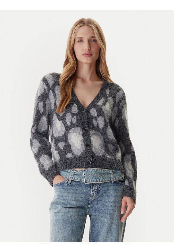 only - ONLY Kardigan Edelie 15353090 Szary Regular Fit. Kolor: szary. Materiał: syntetyk