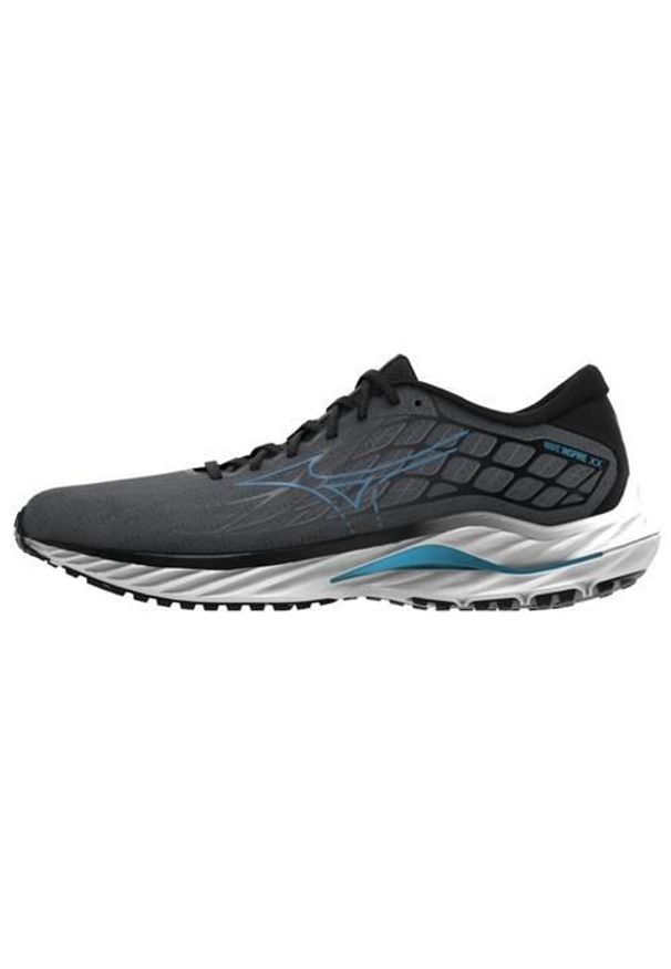 Buty do biegania męskie Mizuno Wave Inspire 20. Kolor: wielokolorowy. Materiał: materiał, syntetyk. Szerokość cholewki: normalna. Model: Mizuno Wave
