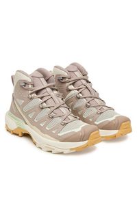 salomon - Salomon Trekkingi X Ultra 360 Edge Mid Gore-Tex L47816300 Beżowy. Kolor: beżowy. Materiał: materiał #3