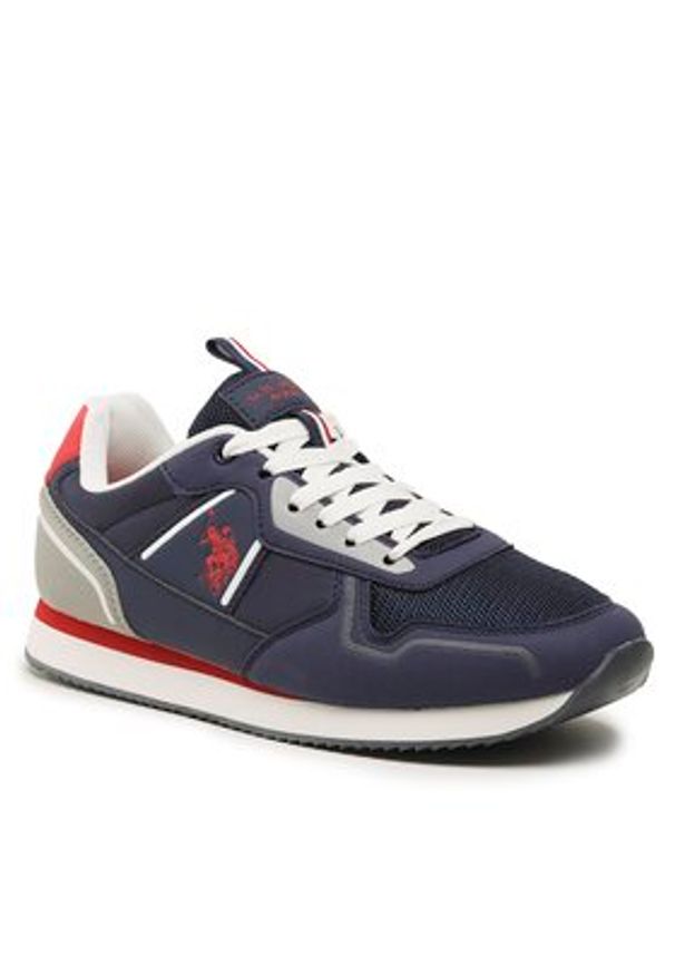 U.S. Polo Assn. Sneakersy Nobil NOBIL004C Niebieski. Kolor: niebieski. Materiał: materiał