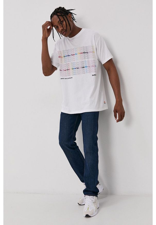 Levi's® - Levi's - Jeansy 501. Okazja: na spotkanie biznesowe. Kolor: niebieski. Styl: biznesowy
