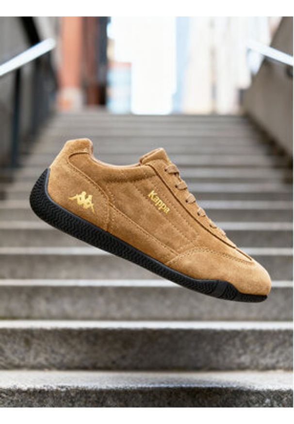 Kappa Sneakersy EO-V12-1128(W) Beżowy. Kolor: beżowy. Materiał: zamsz, skóra