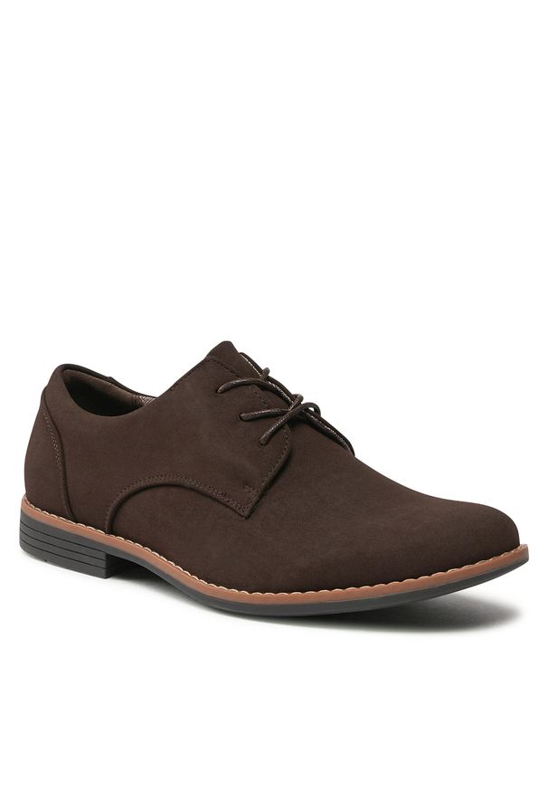 Półbuty Ottimo M16SS025-30 Brown. Kolor: brązowy. Materiał: skóra