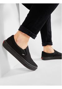Vans Tenisówki Classic Slip-On VN-0EYEBKA Czarny. Zapięcie: bez zapięcia. Kolor: czarny. Materiał: materiał #3